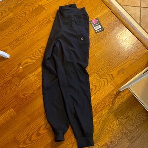 Black scrubs Medium Tall with tags